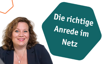 Die richtige Anrede im Netz finden